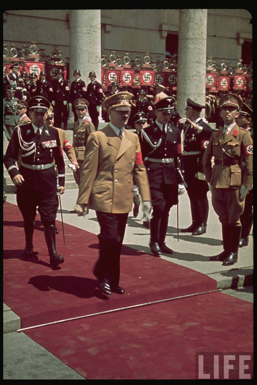 Фашистская германия парад. Гитлеровская Германия третий Рейх. Третий Рейх 1939 в цвете.